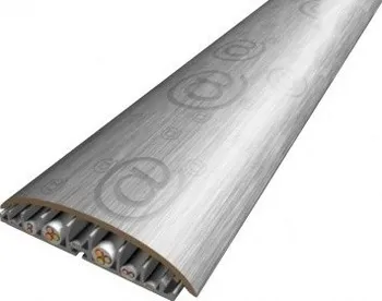 Podlahová lišta Přechodová lišta pro kabely Aspro Metalic Volta 1000