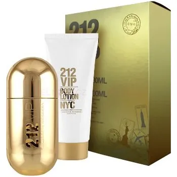 Carolina Herrera 212 VIP W EDP, 80 ml + 100 ml tělové mléko