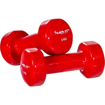 MOVIT Sada vinylových činek červené 2x 3 kg