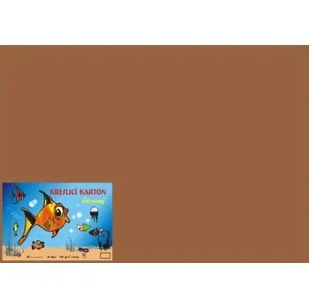 Kreslicí karton A1 180g 10 listů hnědá