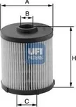 Palivový filtr UFI (26.020.00)