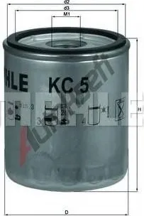 Palivový filtr Palivový filtr MAHLE (KC5)