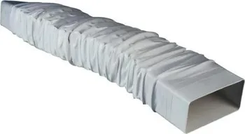 Ventilace Flexibilní plochý kanál Wallair, 220 x 90 mm, bílý