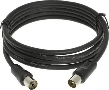 Audio kabel Kabel prodlužovací koaxiální k TV, 1.5m, 75 Ohm