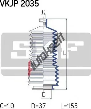Sada manžet řízení SKF (SK VKJP2035)