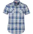 Pánská košile Lee Cooper Short Sleeve West Check Shirt Mens White/Blue