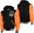 Pánský bomber Hoodboyz Men College Jacket Black Orange