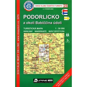 Podorlicko a okolí Babiččina údolí (25) - 1:50 000 - KČT