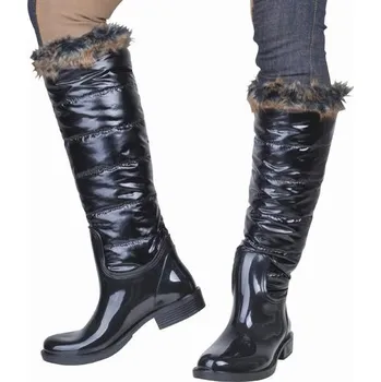 Jezdecká obuv HKM Fashion Winter gumové boty