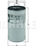 Olejový filtr MAHLE (OC267) IVECO