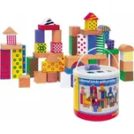 Woody Stavebnice kostky barevné s…