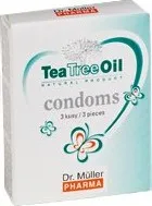 Kondom Dr. Müller Tea tree oil kondomy 3 ks