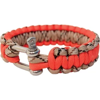 Vybavení pro přežití BCB Adventure paracord kov oranžový