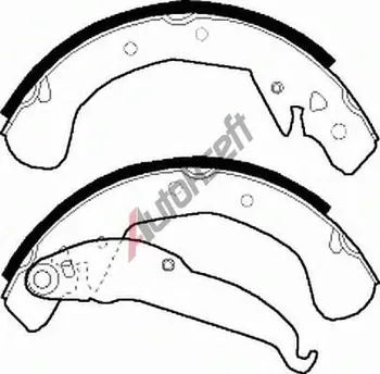 Brzdová čelist Brzdové čelisti FERODO (FE FSB545) OPEL