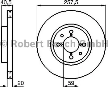 Brzdový kotouč Brzdový kotouč BOSCH (BO 0986478515)