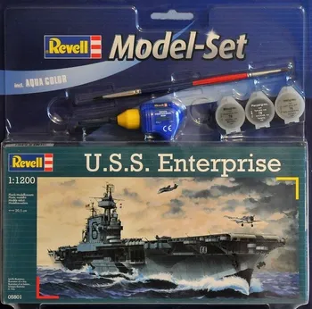 Plastikový model Revell ModelSet U.S.S. Enterprise - 1:1200