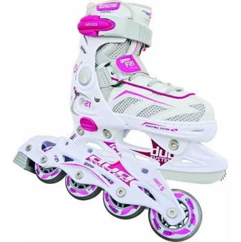 Celoroční brusle Tempish F21 Duo 2v1 bílé/růžové
