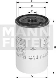 Olejový filtr Odlučovač oleje LB962/2 MANN 