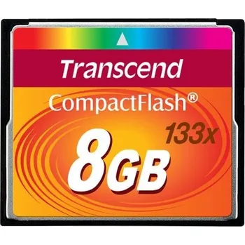 Paměťová karta Transcend CF 8 GB 133X (TS8GCF133)