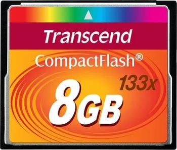 Paměťová karta Transcend CF 8 GB 133X (TS8GCF133)