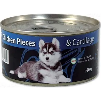 Krmivo pro psa Ontario konzerva Junior Chicken Pieces/Cartilage