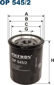 Olejový filtr Filtr olejový FILTRON (FI OP545/2)