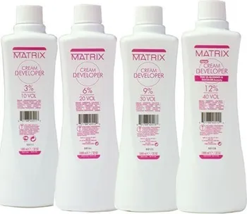 Barva na vlasy Matrix Cream Developer oxidační krém 6% 1000 ml