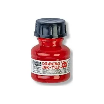 Výtvarná barva KOH-I-NOOR tuš červená 141724 20g