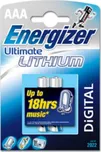 ENERGIZER baterie Ultimate Lithium, 2ks
