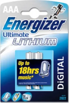 Článková baterie ENERGIZER baterie Ultimate Lithium, 2ks