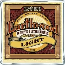 Struna pro kytaru a smyčcový nástroj Struny na 12-strunou kytaru Ernie Ball Earthwood Bronze Light, 011 - 052