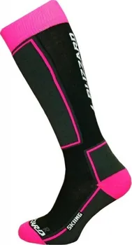 Pánské ponožky ponožky Blizzard Skiing - Black/pink 