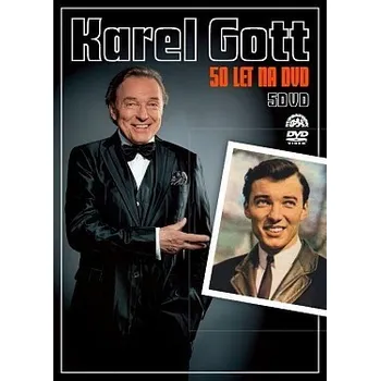 Česká hudba 50 let na DVD - Karel Gott [5DVD]