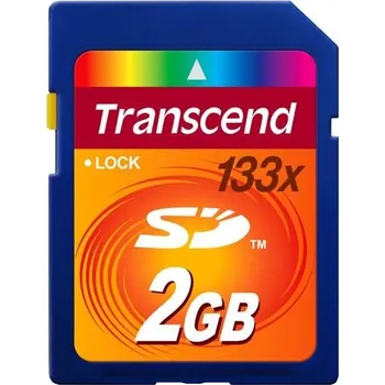 Paměťová karta Transcend SD 2GB 133X (TS2GSD133)