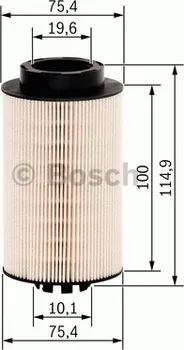 Palivový filtr Filtr palivový BOSCH (BO 1457431718) VOLKSWAGEN