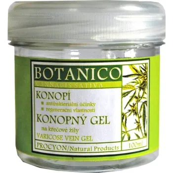 Masážní přípravek Botanico Konopný gel na křečové žíly 100 ml