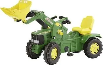 Dětské šlapadlo Rolly Toys Šlapací traktor John Deere s předním nakladačem Farmtrac