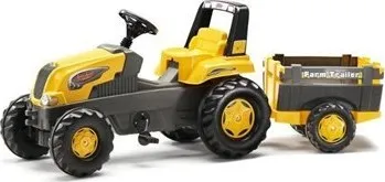 Dětské šlapadlo Rolly Toys Šlapací traktor s vlečkou