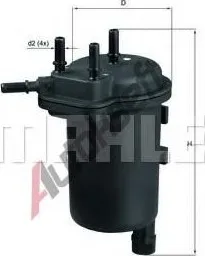 Palivový filtr Palivový filtr MAHLE (KL430)