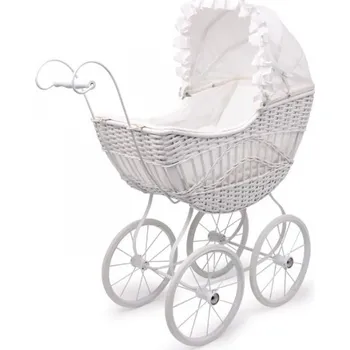 Kočárek pro panenku Legler Proutěný kočárek Evelyn