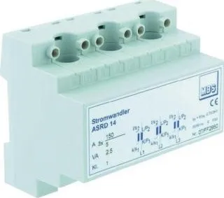Vodováha Násuvný měřicí transformátor proudu MBS ASRD 14 3X60/5A 1,25VA Kl.1