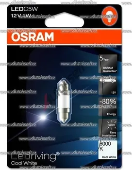 Autožárovka C5W 12V SV8,5-8 LEDriving Osram (OS 6498CW)