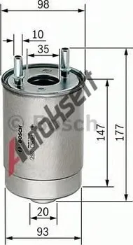 Palivový filtr Filtr palivový BOSCH (BO F026402067) RENAULT