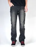 MAKIA kalhoty SLIM FIT BLACK