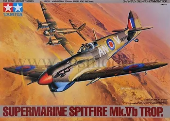 Plastikový model Tamiya Supermarine Spitfire Mk.Vb TROP 1:48