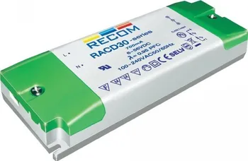 Napájecí zdroj LED Recom Lighting RACD30-700, 10-43 V/DC, 700 mA