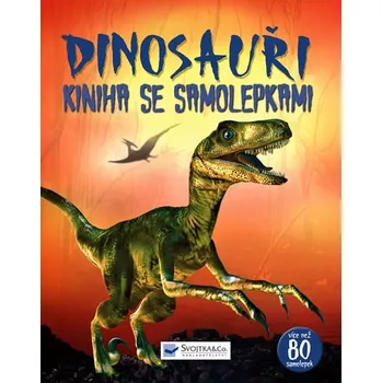 omalovánky Dinosauři kniha se samolepkami - Svojtka & Co.