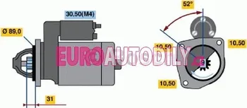 Startér Startér BOSCH (BO 0001369024)