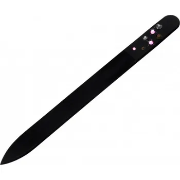 Blažek černý pilník na nehty s kamínky Swarovski 02