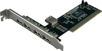 USB hub USB hub do PCI slotu LogiLink WL0006, USB 2.0 4 + 1
